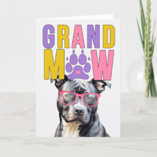 GrandMAW Staffordshire GrandDOG Grandparents Day Holiday Card