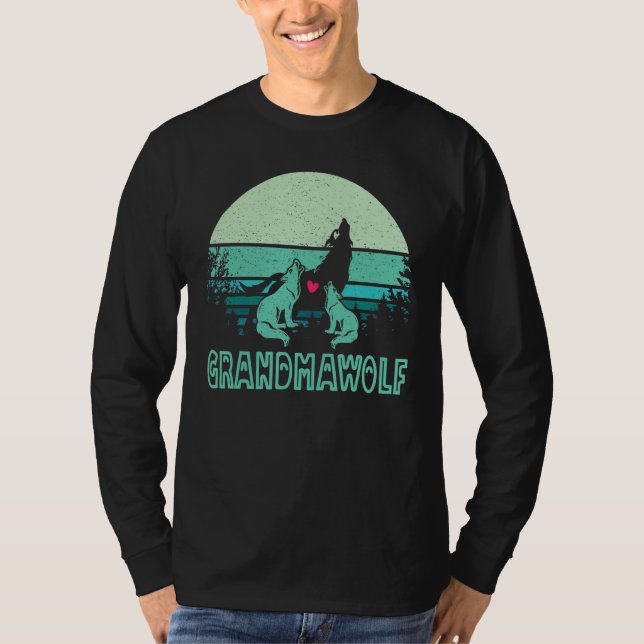 grandmawolf for  mom grandma wolf & wolves Mothers T-Shirt (Front)