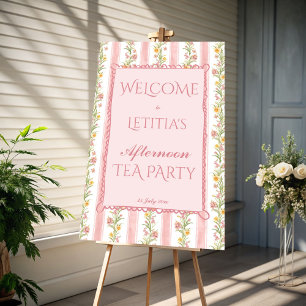 Grandmillenial baby shower welcome sign