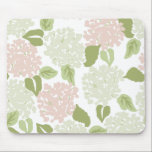Grandmillenial hydrangea floral preppy pretty  mouse pad<br><div class="desc">Grandmillenial hydrangea floral preppy pretty Mouse Pad</div>