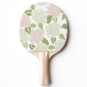 Grandmillenial hydrangea floral preppy pretty ping pong paddle