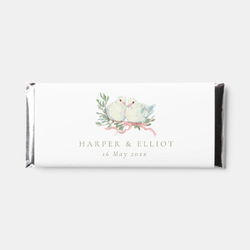 Grandmillenial Love Birds Wedding Hershey Bar Favors