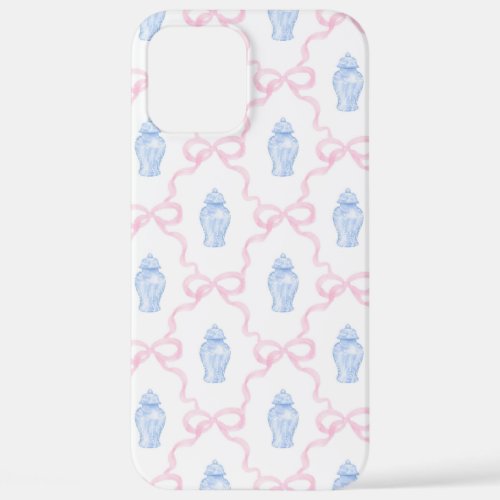 Grandmillennial Bows  Ginger Jar iPhone Case