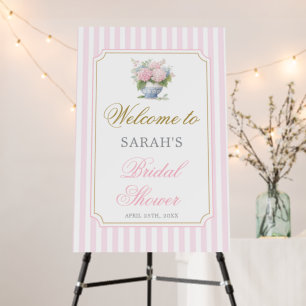 Grandmillennial Bridal Shower Welcome Sign