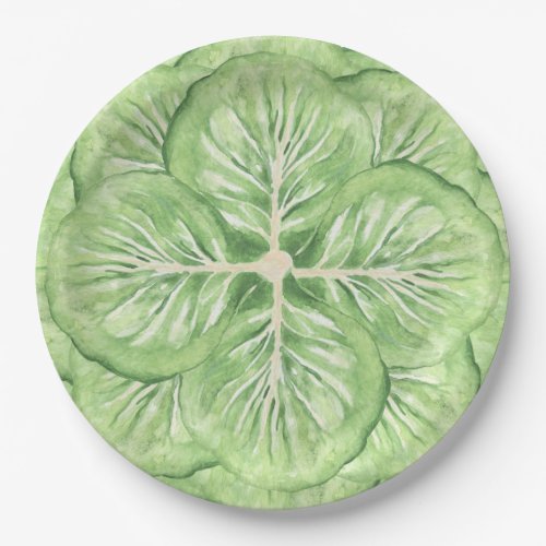 Grandmillennial Cabbage Leaf Paper  Paper Plates