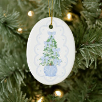 Grandmillennial Christmas Tree Ornament