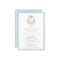 Grandmillennial Floral Crest Monogram | Bridal 