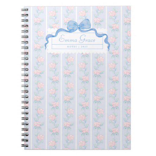 Grandmillennial Floral Notebook Journal