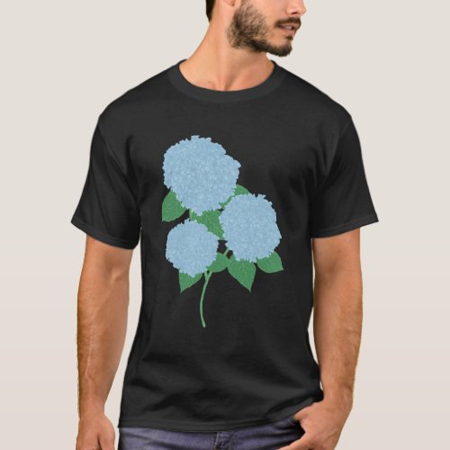 Grandmillennial Hydrangea Style T_Shirt
