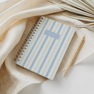 Grandmillennial Ivory & Blue Vintage Chinoiserie Notebook