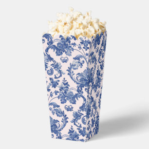 Grandmillennial Pink & Blue Damask  Favor Boxes