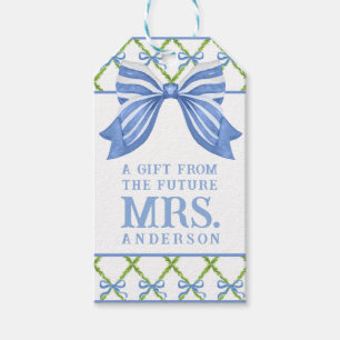 Grandmillennial Topiary Future Mrs Gift Tags