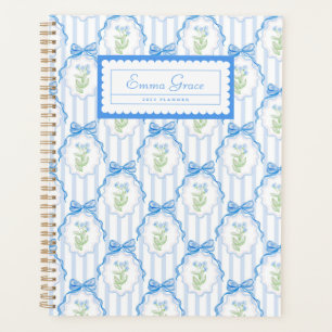 Grandmillennial Trellis Bows Planner