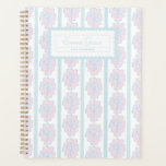 Grandmillennial Trellis Floral Planner<br><div class="desc">Customizable grandmillennial trellis bows planner with scalloped frame. Easily edit the text to make it your own!</div>