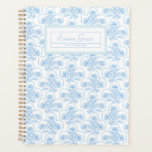 Grandmillennial Trellis Floral Planner<br><div class="desc">Customizable grandmillennial trellis bows planner with scalloped frame. Easily edit the text to make it your own!</div>