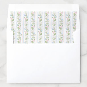 Grandmillennial  Vintage Floral Envelope Liner
