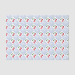 Grandmillennial Watercolor Cherries Tissue Paper