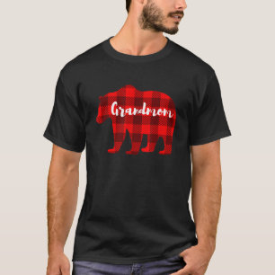 Grandmom Bear Clothes Women Grandparent Family Mat T-Shirt