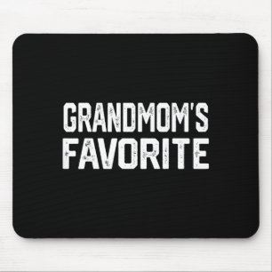 Grandmom’s Favorite Funny Grandparent Granhild Vin Mouse Pad