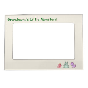 Grandmom's Little Monsters Magnetic Photo Frame
