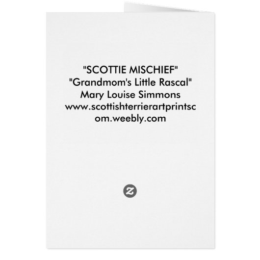 GRANDMOM'S LITTLE RASCAL (Back)