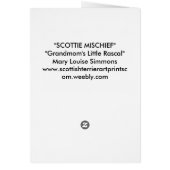 GRANDMOM'S LITTLE RASCAL CARDS (Back)