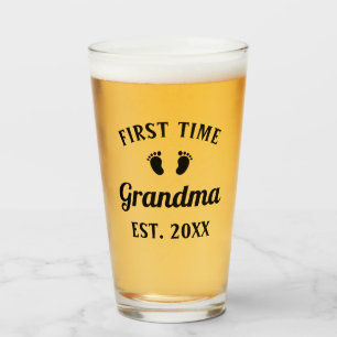 Grandmother Abuela Nonna Grammy First Time Grandma Glass