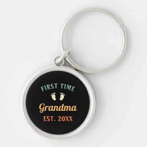 Grandmother Abuela Nonna Grammy First Time Grandma Keychain