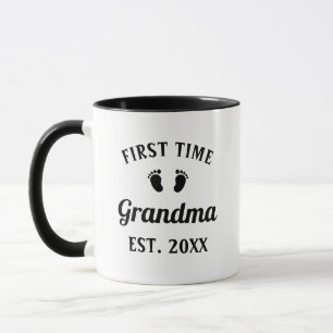 Grandmother Abuela Nonna Grammy First Time Grandma Mug