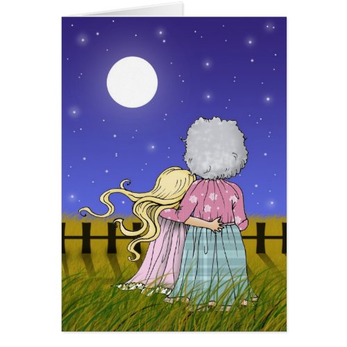 Grandmother and Granddaughter Card