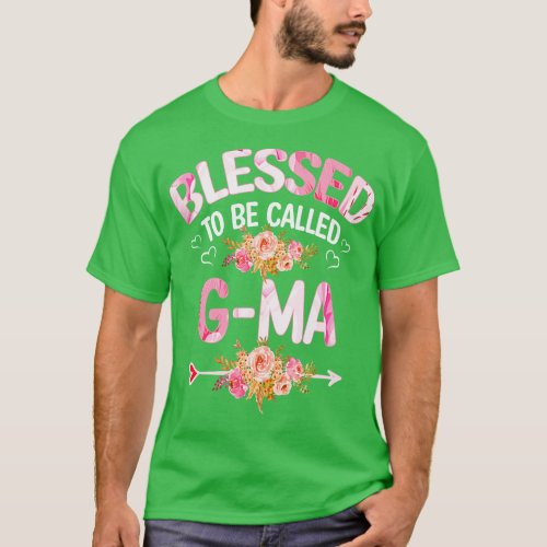 grandmother blessed to be called gma T_Shirt