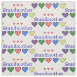 Grandmother Gingham Hearts Fabric