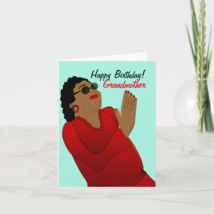 Grandmother Grandma African American  Card
