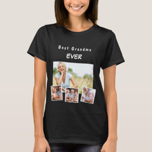 Grandmother grandma family photo collage T-Shirt