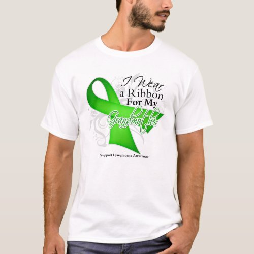 Grandmother Lime Green Ribbon _ Lymphoma T_Shirt