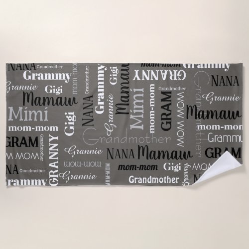 GRANDMOTHER MOM MOM Mothers Day Gift Throw Blanket