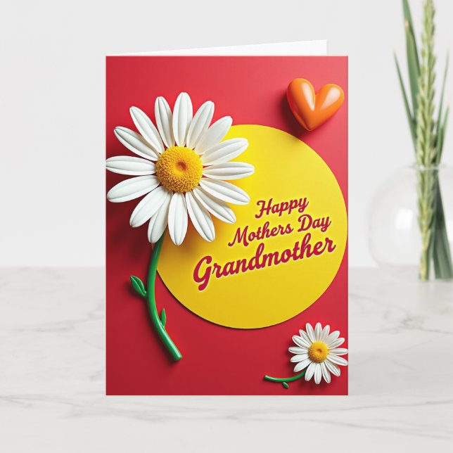 Grandmother Mothers Day Scene Card (Front)