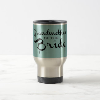 Grandmother of Bride Black on Sea Travel Mug