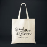 Grandmother of Groom Budget Tote Watercolor<br><div class="desc">Great gift for the Grandmother of the Groom! Use this bag to tote belongings on the big day then use after as a regular tote. Great gift for the Grandma. Or fill with goodies as the gift. See our store for matching totes for other members on the wedding party or...</div>