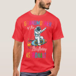 Grandmother Of The Birthday Astronaut Space Bday P T-Shirt