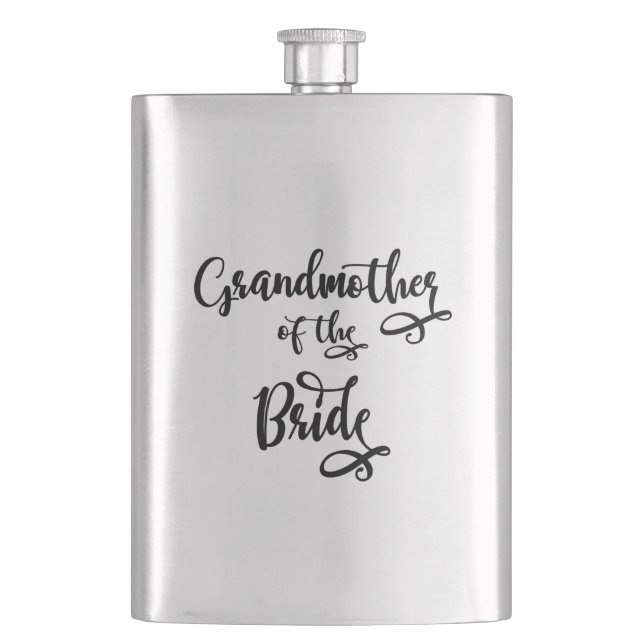 Grandmother of the Bride Flask (Front)