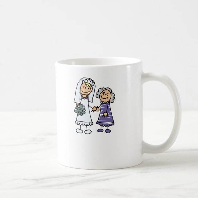 Grandmother Of The Bride On Wedding Day Coffee Mug (Right)