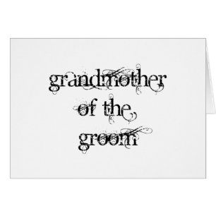 Grandmother of the Groom Cards