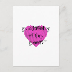 Grandmother of the Groom Postcard