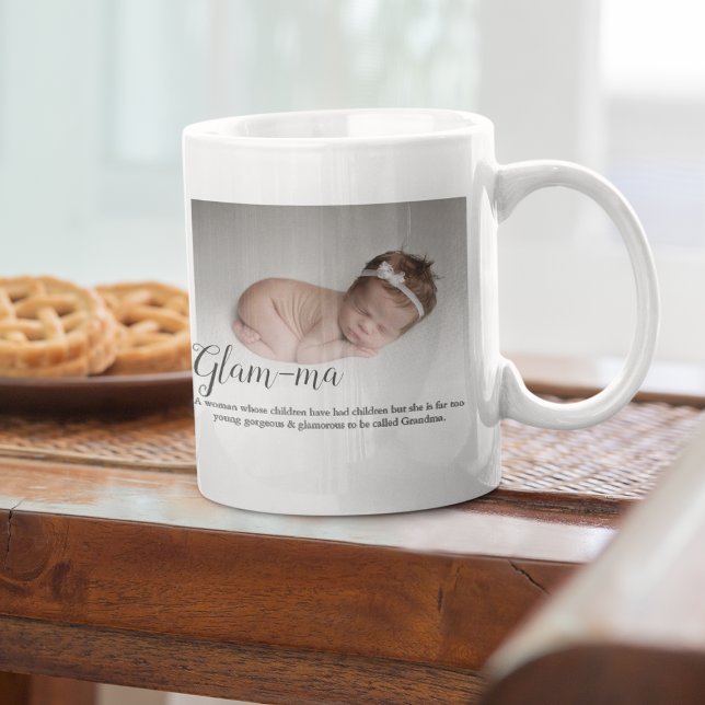 Grandmother Photo Glam-ma Coffee Mug (Creator Uploaded)