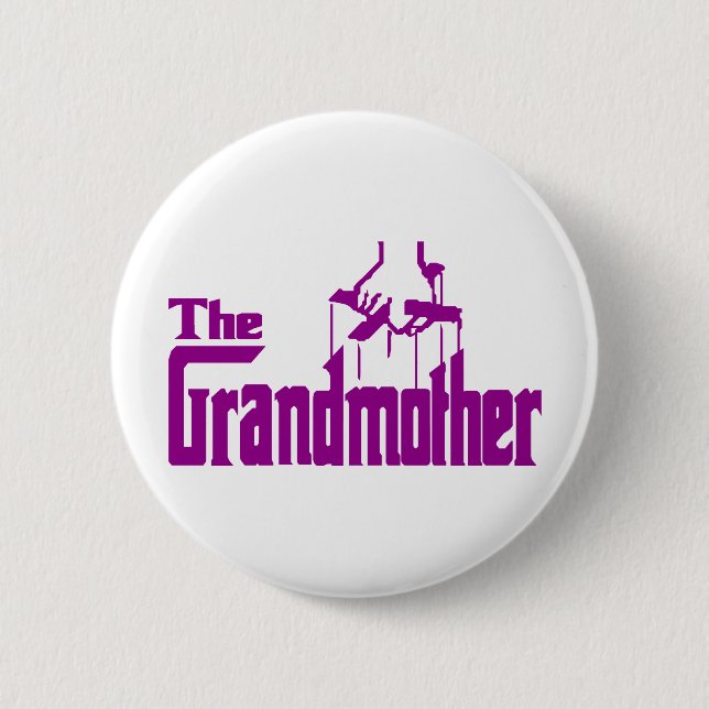 Grandmother Pinback Button (Front)