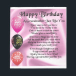 Grandmother Poem -  Happy Birthday Notepad<br><div class="desc">A great gift for a grandmother on her birthday</div>