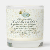 Grandmother Poem with Birds Scented Candle (Front)