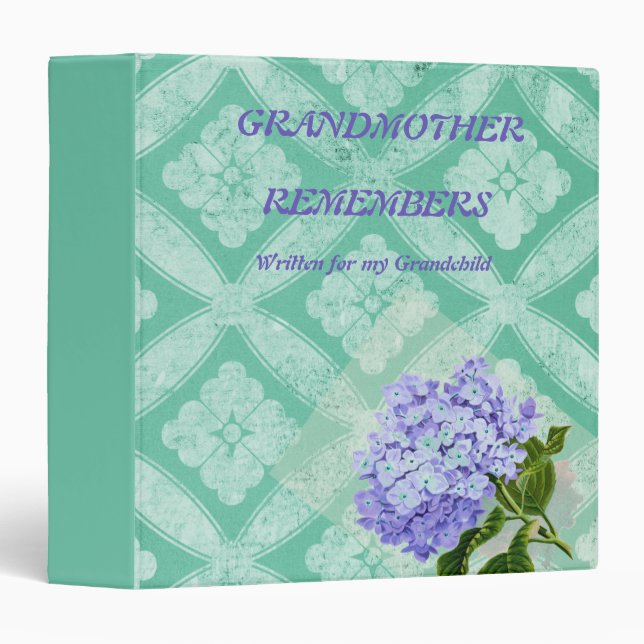 Grandmother Remembers Binder  (Front/Spine)