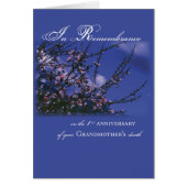 Grandmother, Remembrance 1st Anniversary (Front)